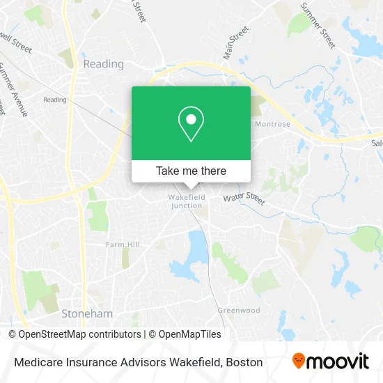 Medicare Insurance Advisors Wakefield map