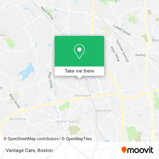 Vantage Care map