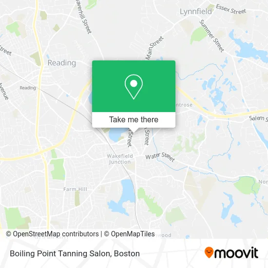 Mapa de Boiling Point Tanning Salon