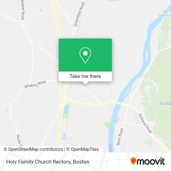 Holy Family Church Rectory map