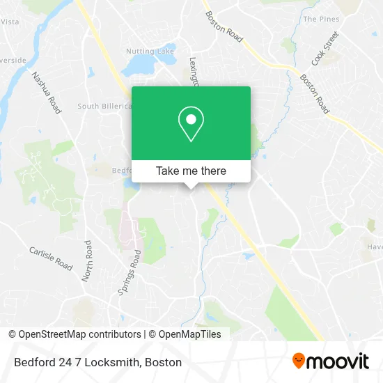 Bedford 24 7 Locksmith map