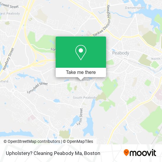 Upholstery? Cleaning Peabody Ma map