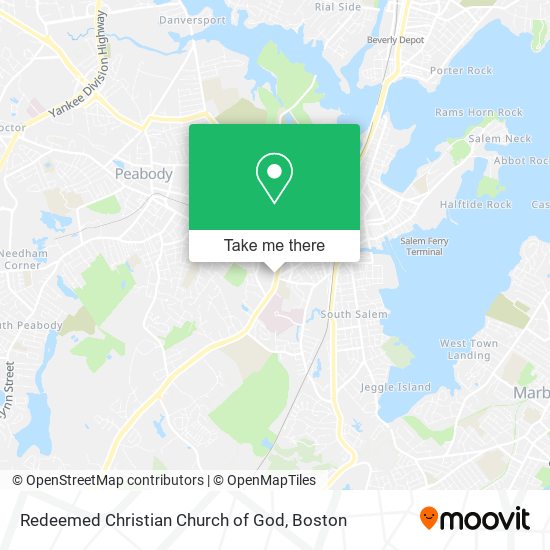 Redeemed Christian Church of God map