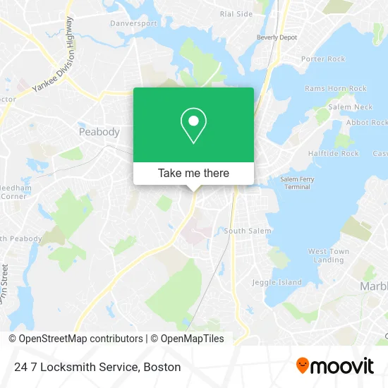 24 7 Locksmith Service map