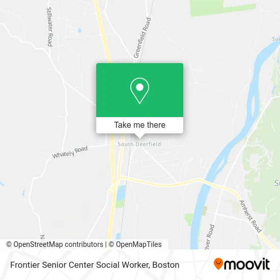 Frontier Senior Center Social Worker map
