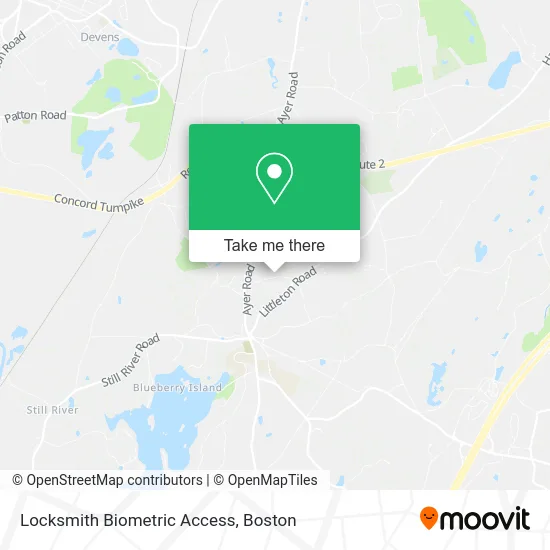 Locksmith Biometric Access map