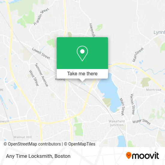 Any Time Locksmith map