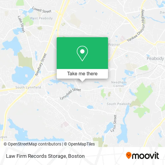 Mapa de Law Firm Records Storage