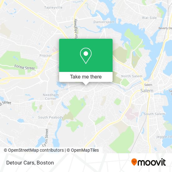 Mapa de Detour Cars