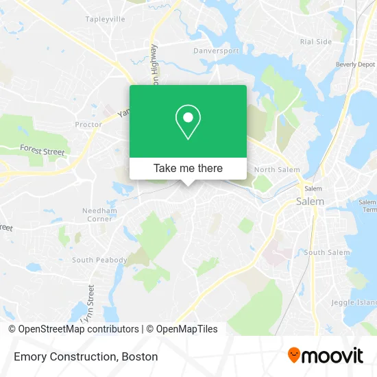 Emory Construction map