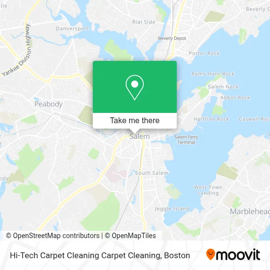 Hi-Tech Carpet Cleaning Carpet Cleaning map