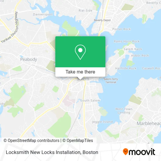 Locksmith New Locks Installation map