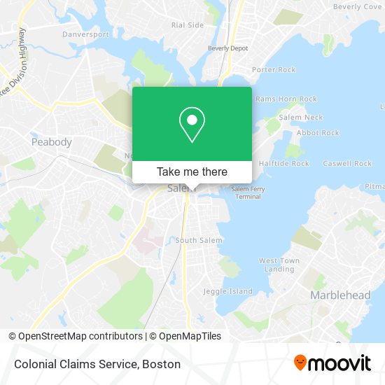Colonial Claims Service map