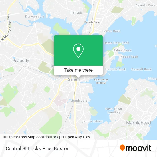 Central St Locks Plus map