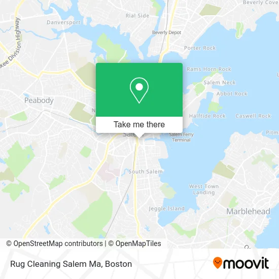 Rug Cleaning Salem Ma map