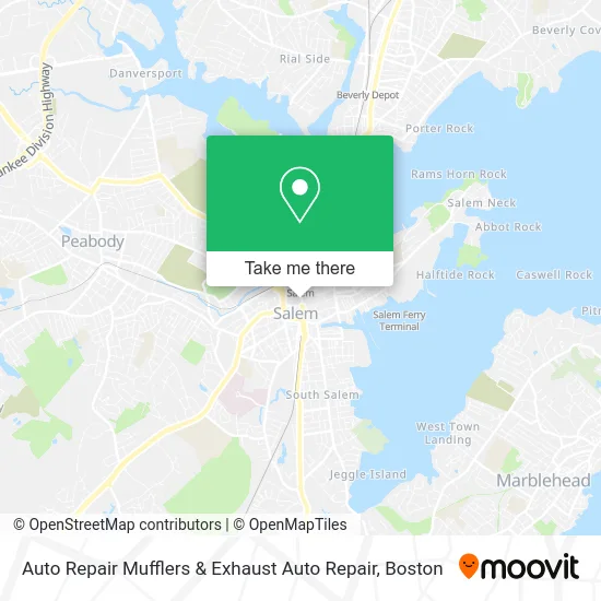Auto Repair Mufflers & Exhaust Auto Repair map