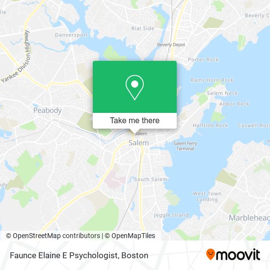 Mapa de Faunce Elaine E Psychologist