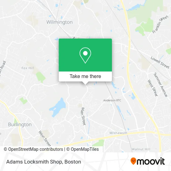 Adams Locksmith Shop map