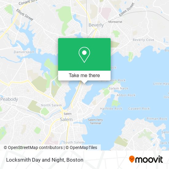 Mapa de Locksmith Day and Night