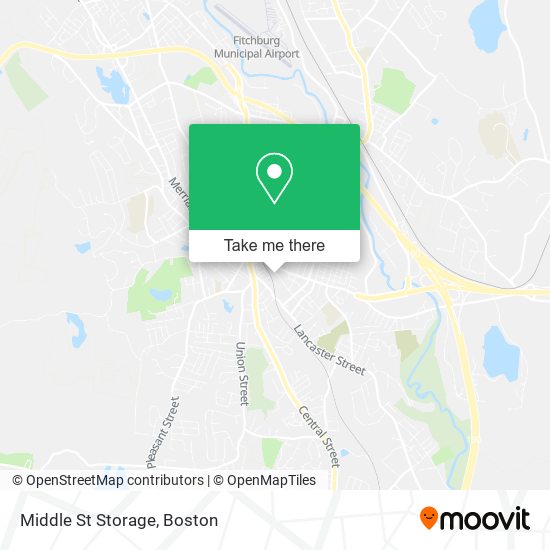 Middle St Storage map