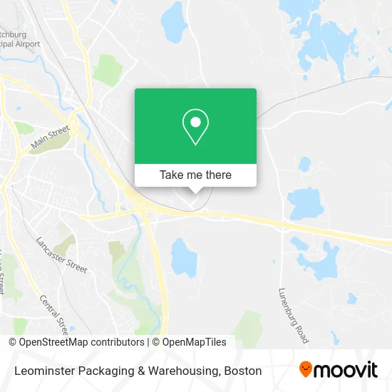Leominster Packaging & Warehousing map