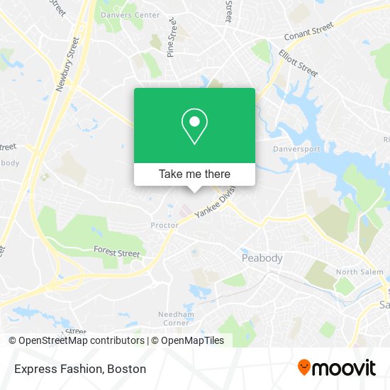 Mapa de Express Fashion