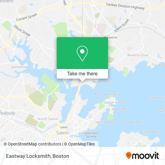 Mapa de Eastway Locksmith
