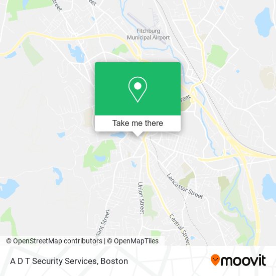 A D T Security Services map