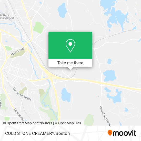 Mapa de COLD STONE CREAMERY