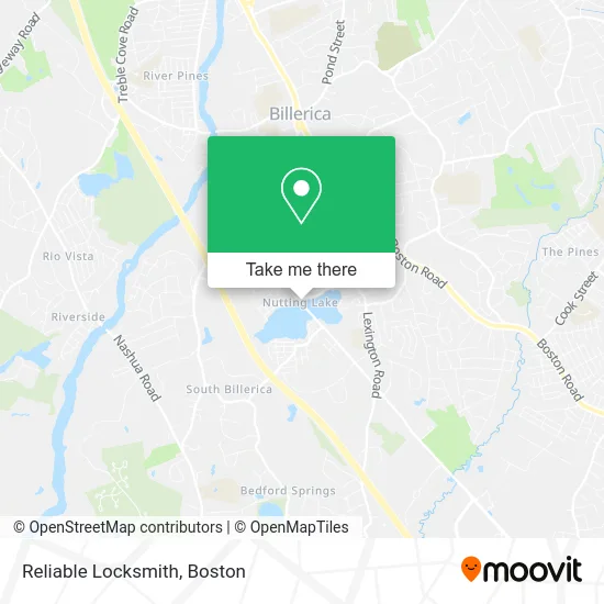 Reliable Locksmith map