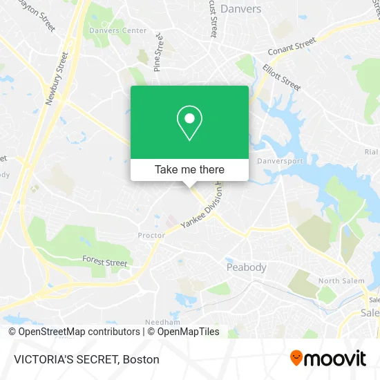 VICTORIA'S SECRET map