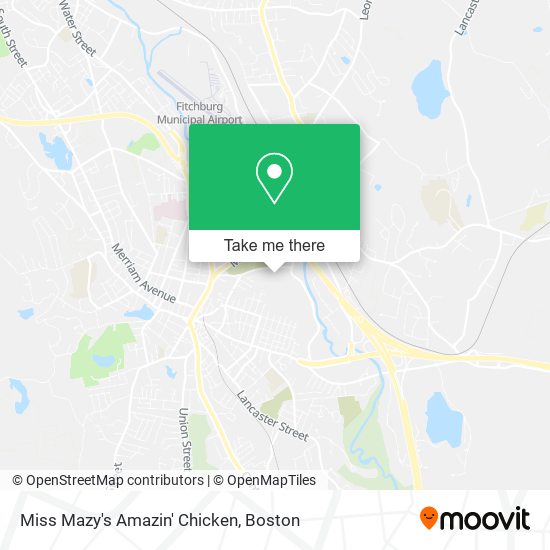 Miss Mazy's Amazin' Chicken map