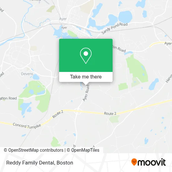 Reddy Family Dental map