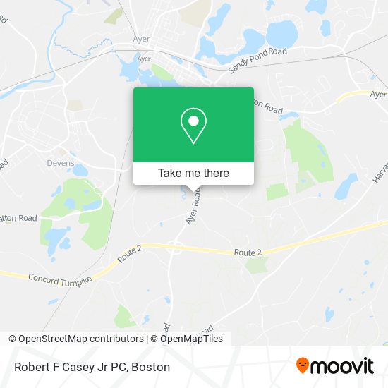 Mapa de Robert F Casey Jr PC