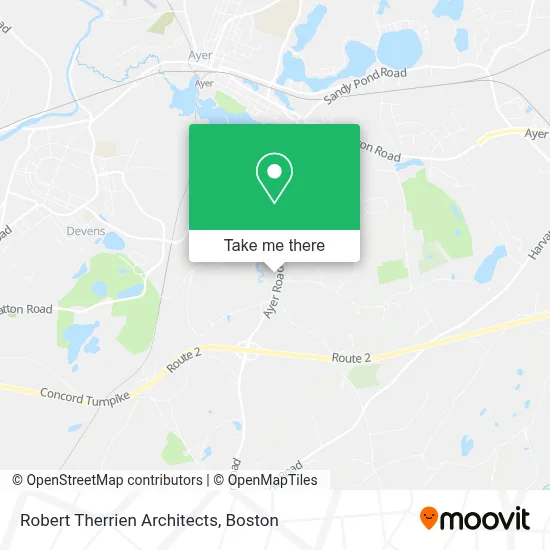 Robert Therrien Architects map