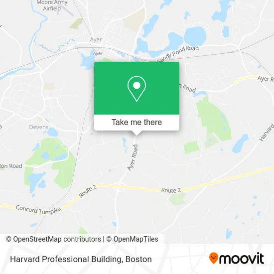 Harvard Professional Building map