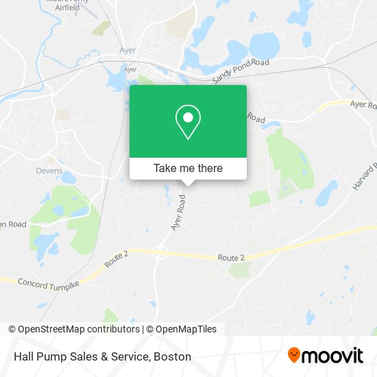 Hall Pump Sales & Service map