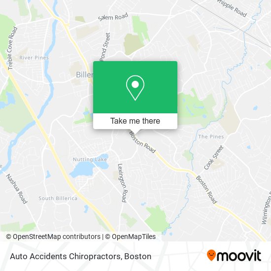 Mapa de Auto Accidents Chiropractors