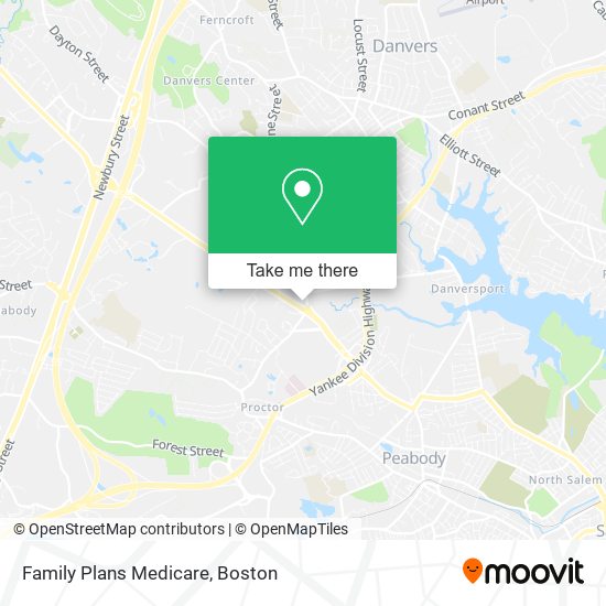 Family Plans Medicare map