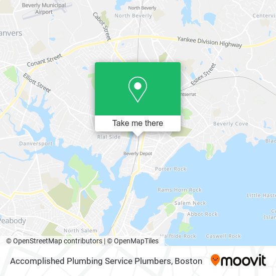 Accomplished Plumbing Service Plumbers map