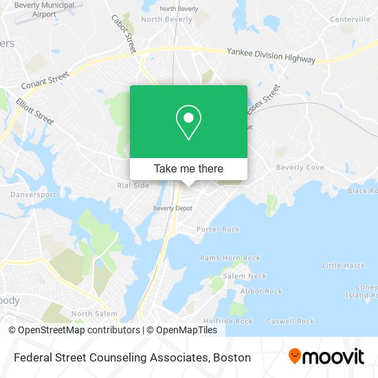 Federal Street Counseling Associates map