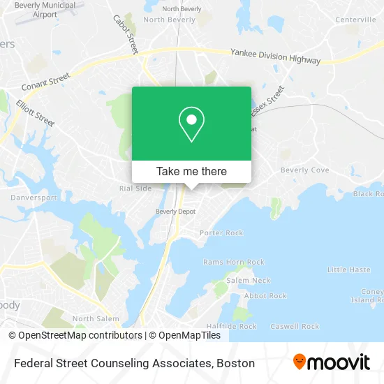 Mapa de Federal Street Counseling Associates