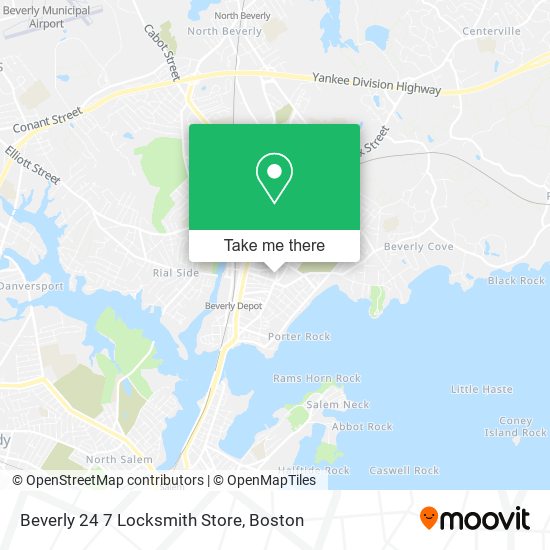 Mapa de Beverly 24 7 Locksmith Store