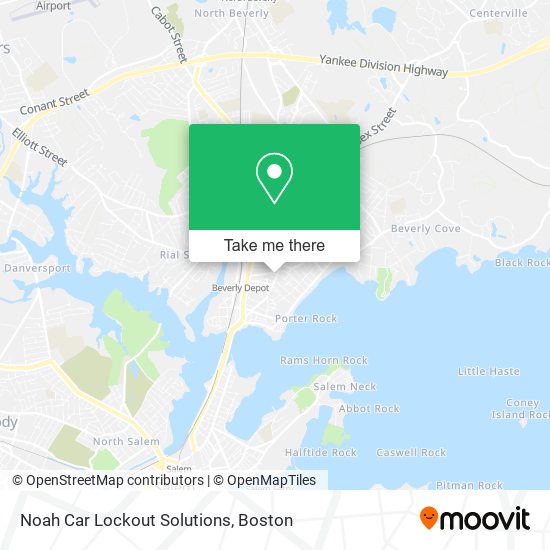 Noah Car Lockout Solutions map