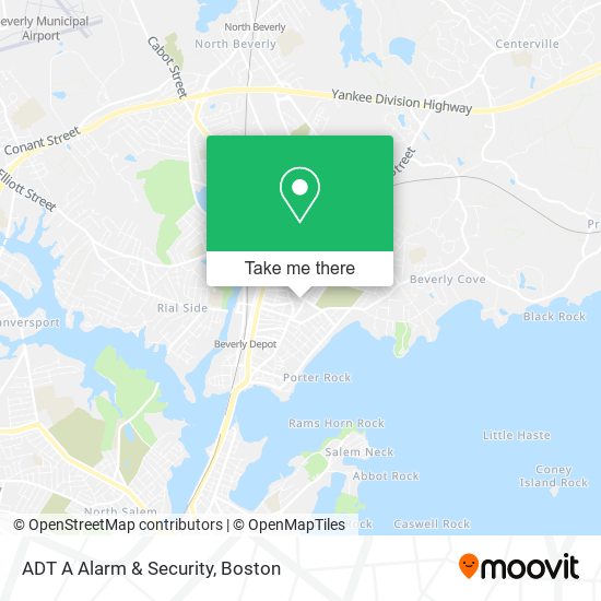 Mapa de ADT A Alarm & Security