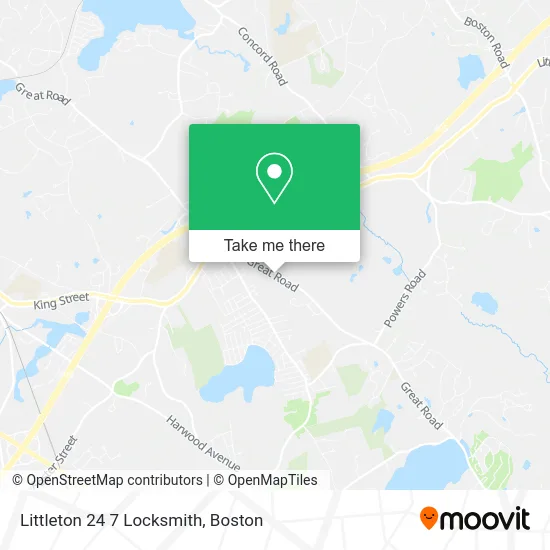 Littleton 24 7 Locksmith map