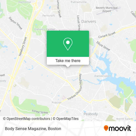 Body Sense Magazine map