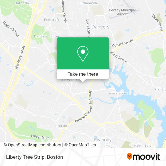 Liberty Tree Strip map