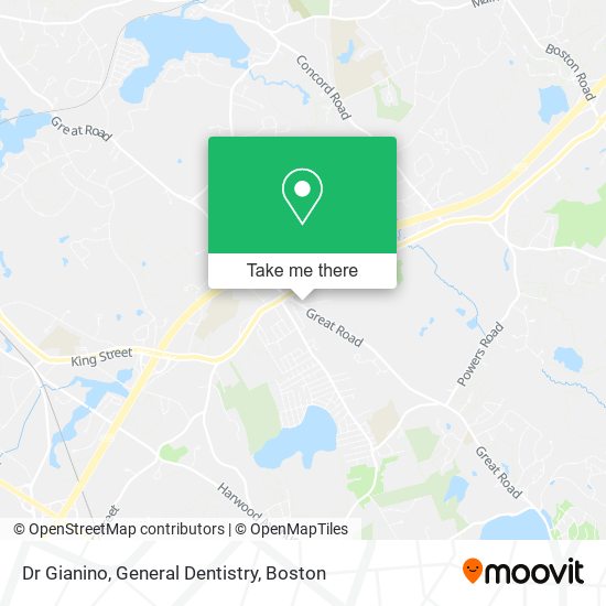 Dr Gianino, General Dentistry map