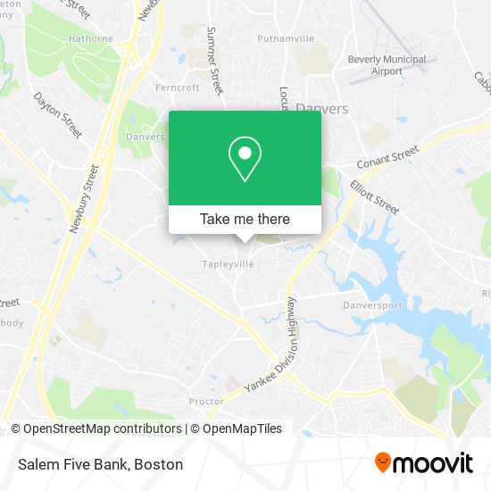 Mapa de Salem Five Bank